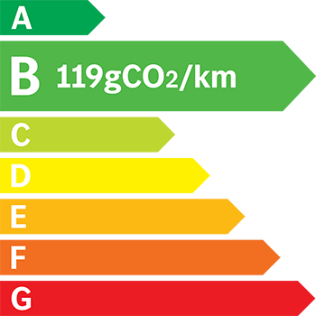 Etiquette Energie 119g